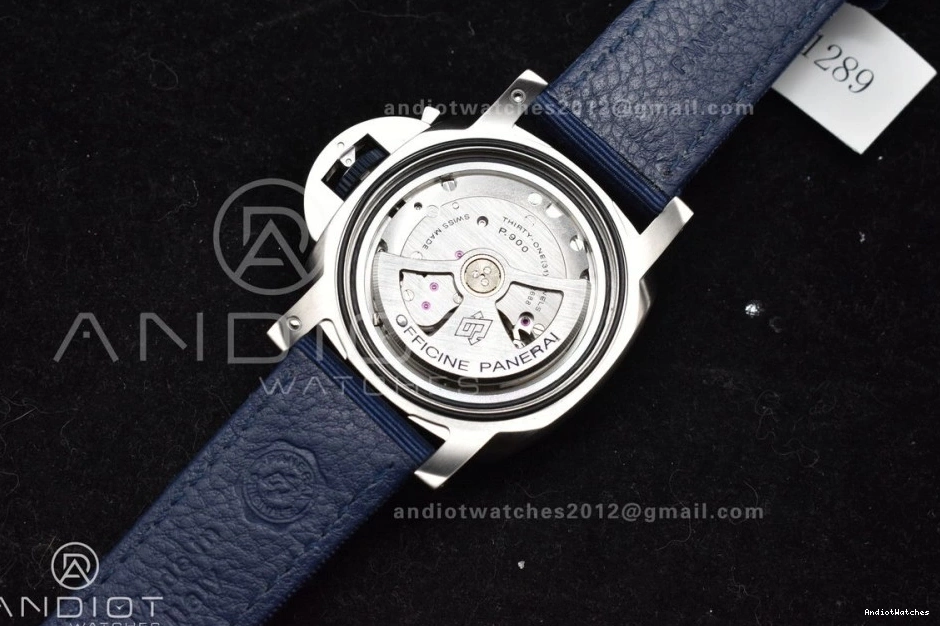 Nylon Dial Edition VSF 994 1:1 Blue Blue Best PAM1289 Strap P on Supportive 0317